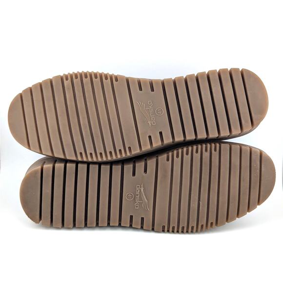 Dansko Linley Tan Burnished Calf Leather Loafers Womens EU 41 US 10-10.5 Slip On - Picture 12 of 12